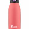 Coleman Bubba Radiant Stainless Steel Rubberized Water Bottle With Straw, 40 Oz., Electric Berry Tailgate Must-Haves