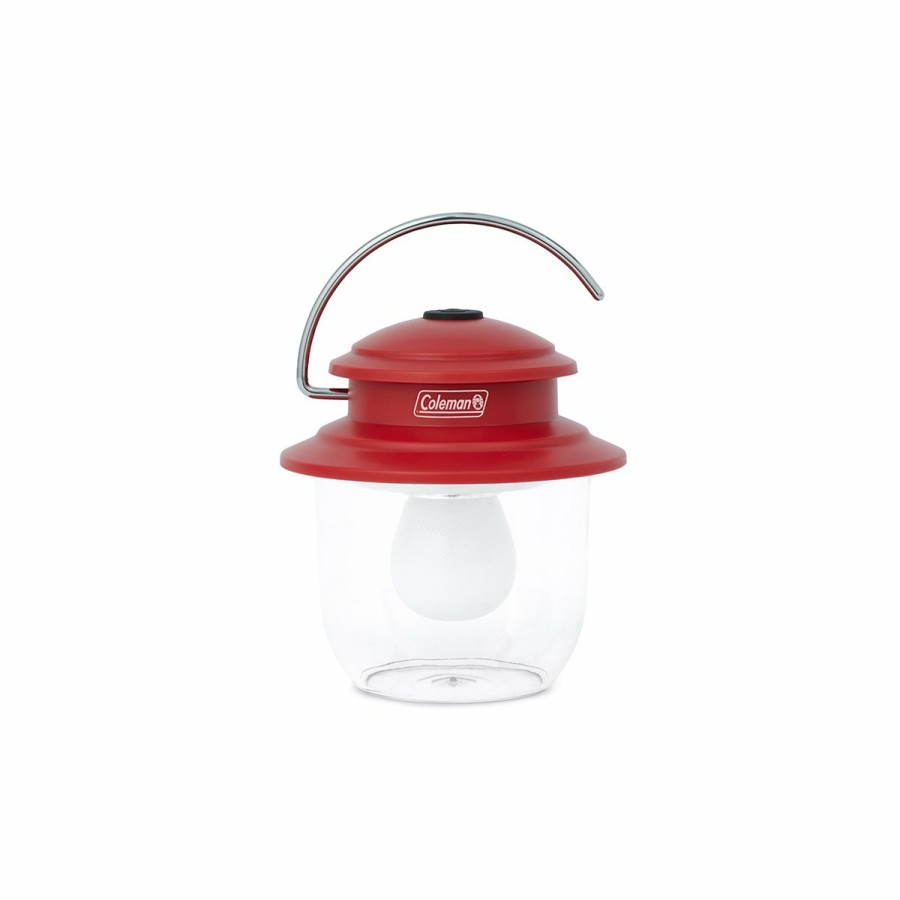 Coleman Coleman Classic 300 Lumens Led Lantern, Red Emergency Prep