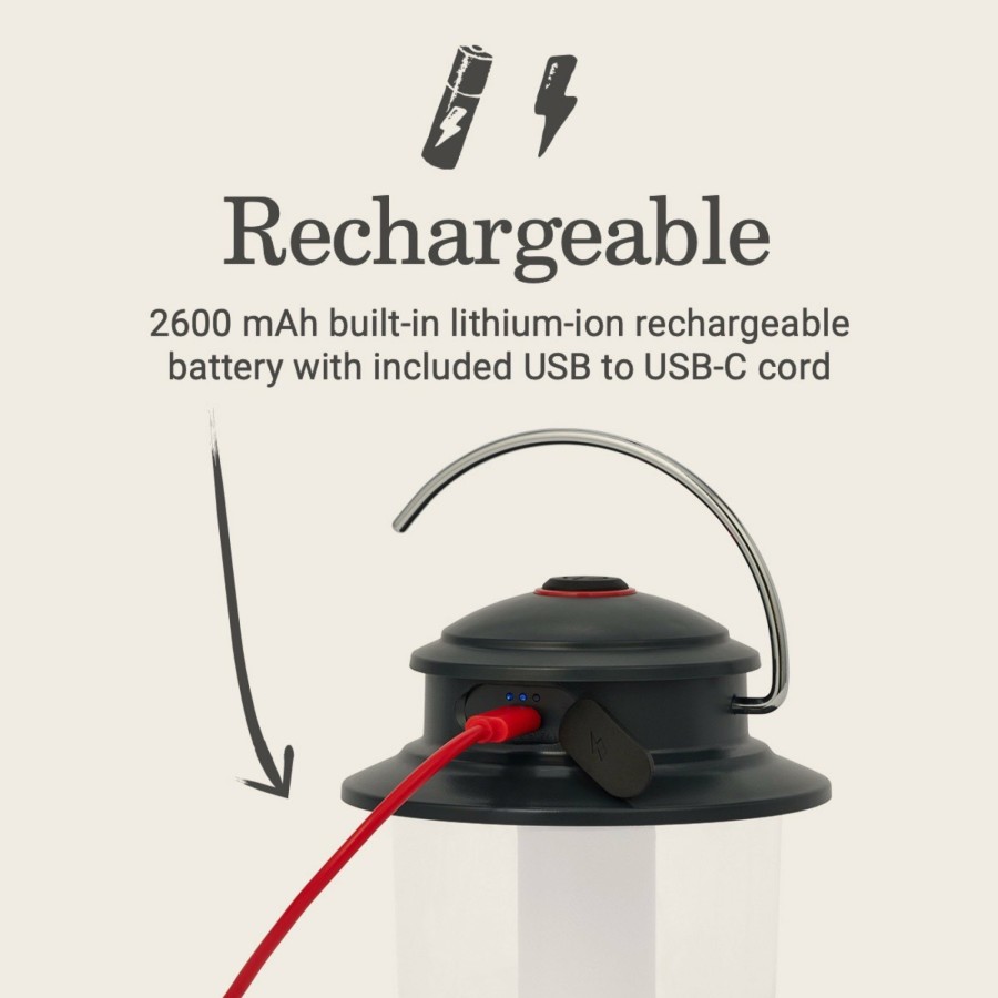 Coleman Coleman Classic Recharge 400 Lumens Led Lantern Backyard Entertaining