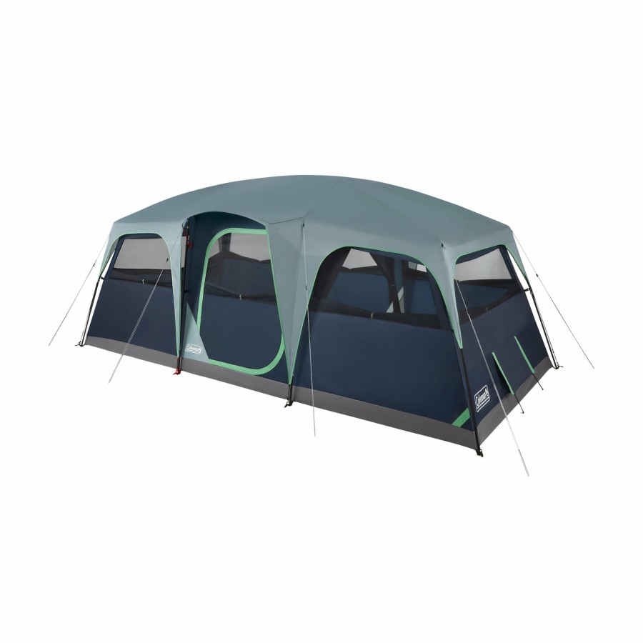 Coleman Sunlodge 10-Person Camping Tent, Blue Nights Cabin Tents