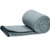 Coleman Stratus 50°F Fleece Sleeping Bag, Gray Emergency Prep