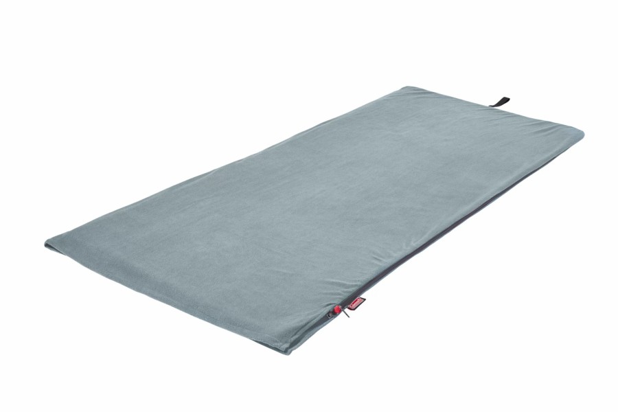 Coleman Stratus 50°F Fleece Sleeping Bag, Gray Emergency Prep