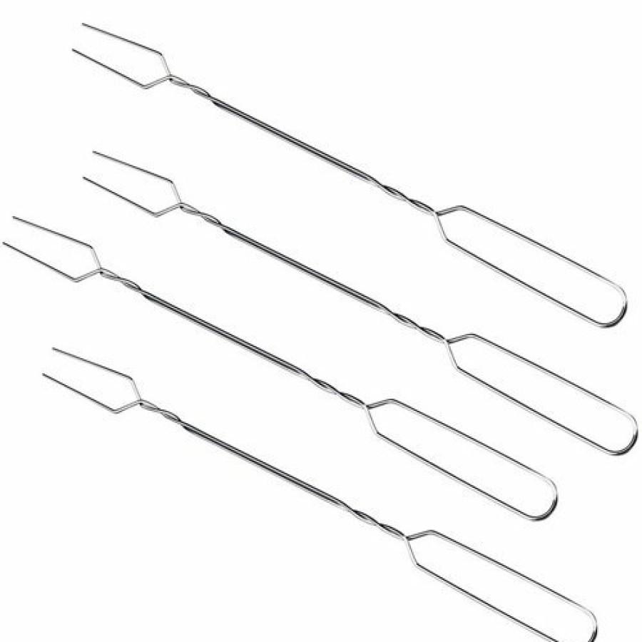 Coleman 20-Inch Metal Skewer Toaster Forks, Set Of 4 Backyard Entertaining