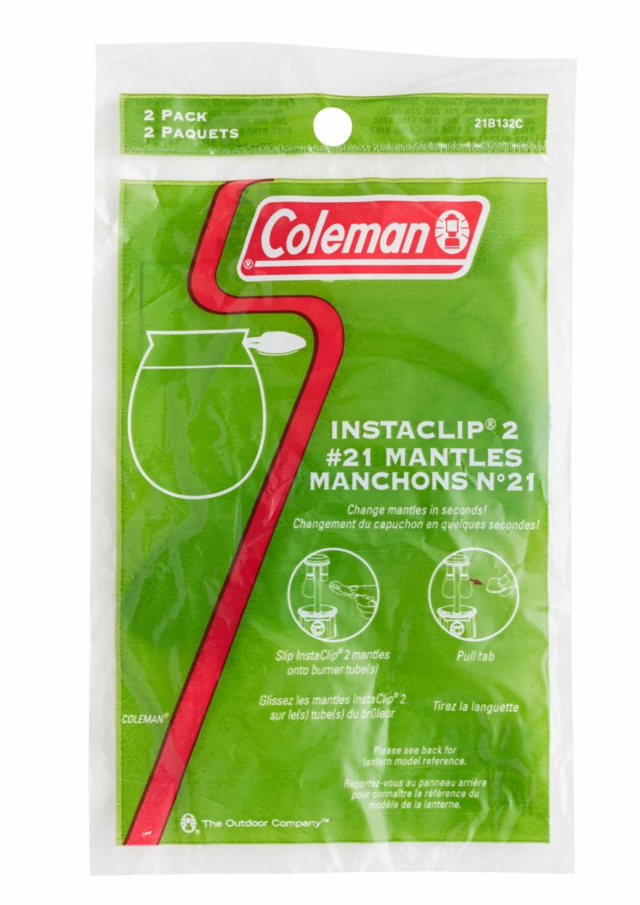 Coleman Insta-Clip® Ii #21 Mantles, 2-Pack Lighting Accessories