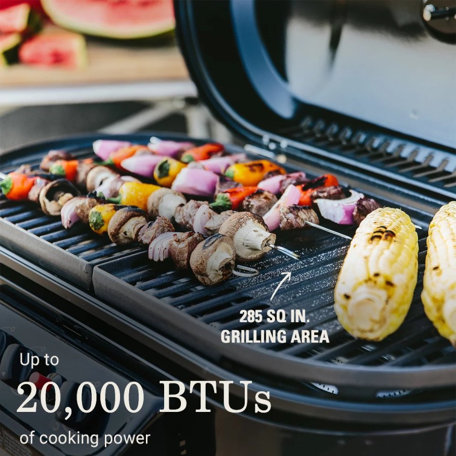 Coleman Roadtrip® 285 Portable Stand-Up Propane Grill Backyard Entertaining