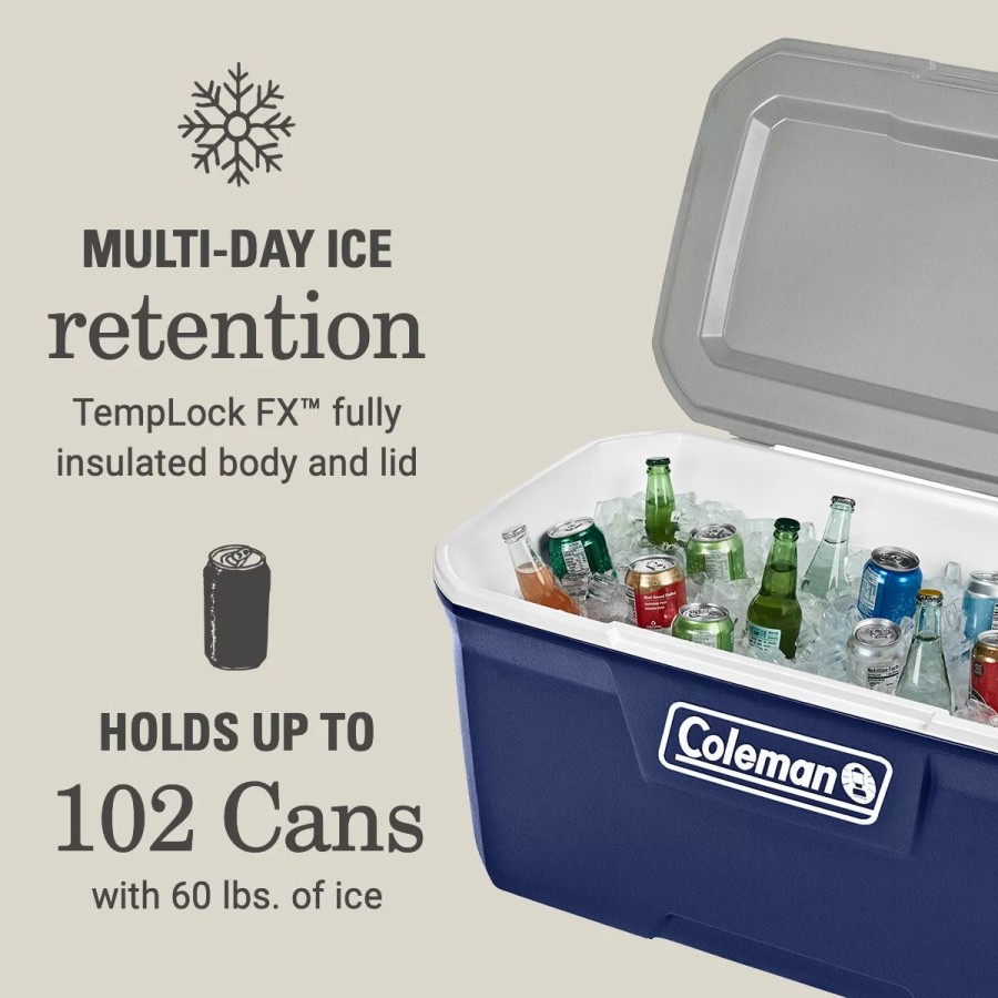 Coleman 316 Series 120-Quart Hard Cooler On The Sidelines