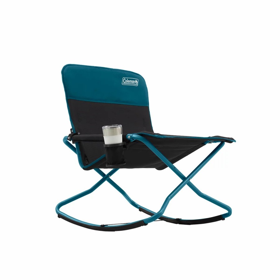 Coleman Cross Rocker Outdoor Rocking Chair On The Sidelines