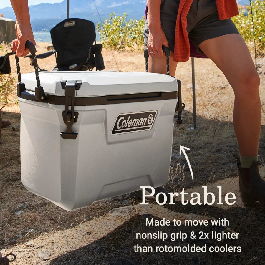 Coleman Convoy Series 55-Quart Cooler On The Sidelines