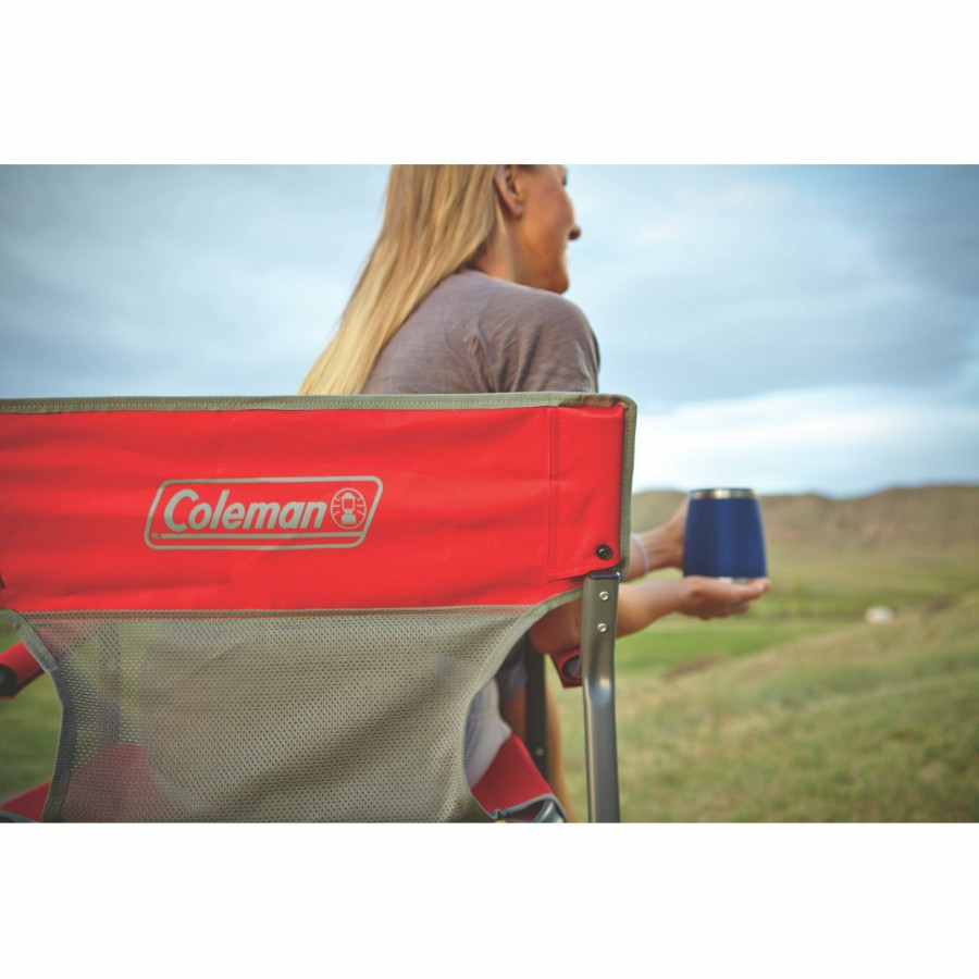 Coleman Outpost Breeze Deck Chair On The Sidelines