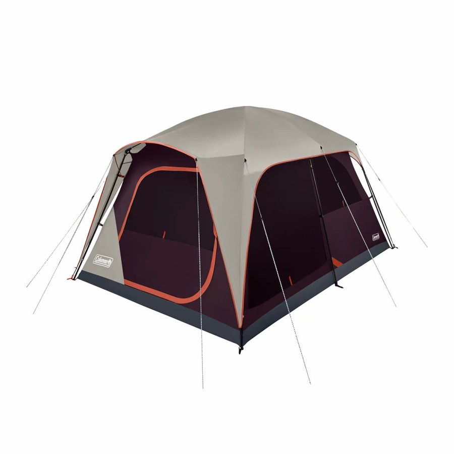 Coleman Skylodge 8-Person Camping Tent, Blackberry Cabin Tents