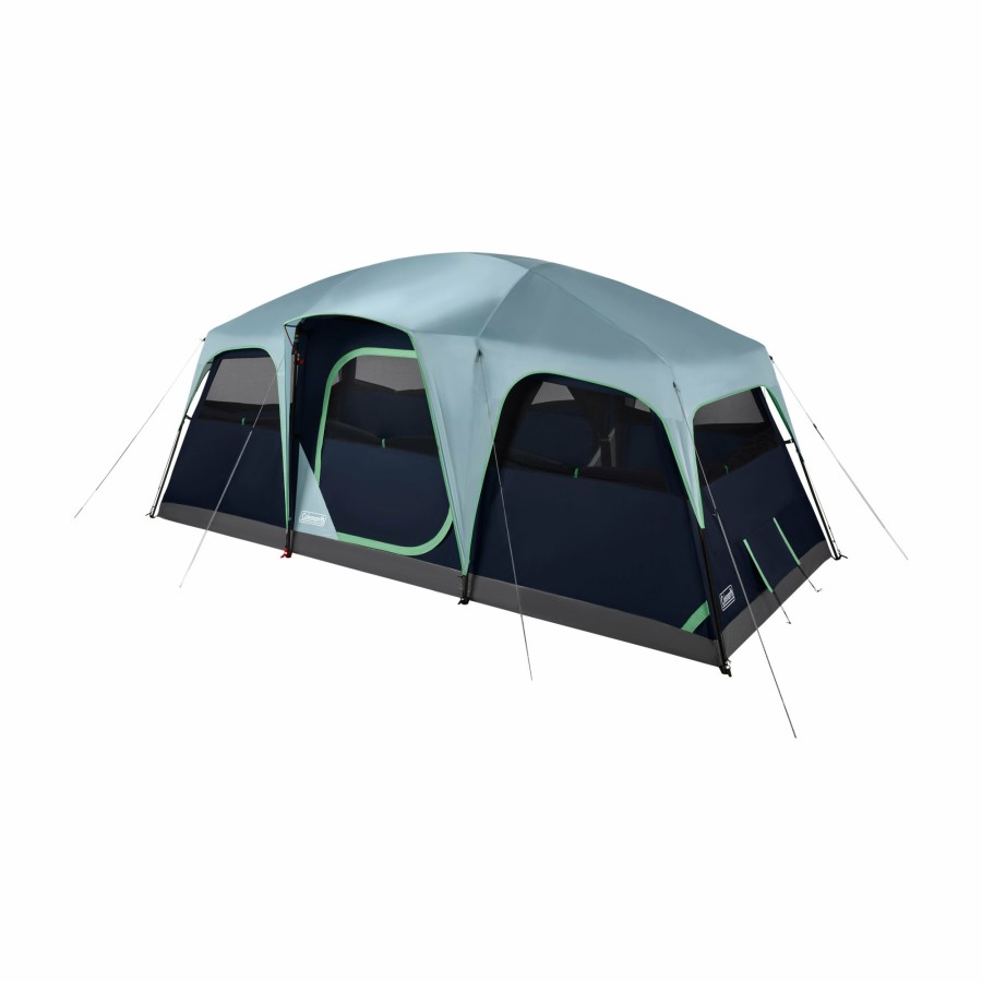 Coleman Sunlodge 8-Person Camping Tent, Blue Nights Cabin Tents