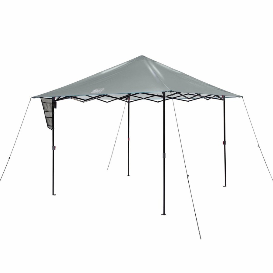 Coleman Onesource 10 X 10 Canopy Shelter With Led Lighting & Rechargeable Battery On The Sidelines