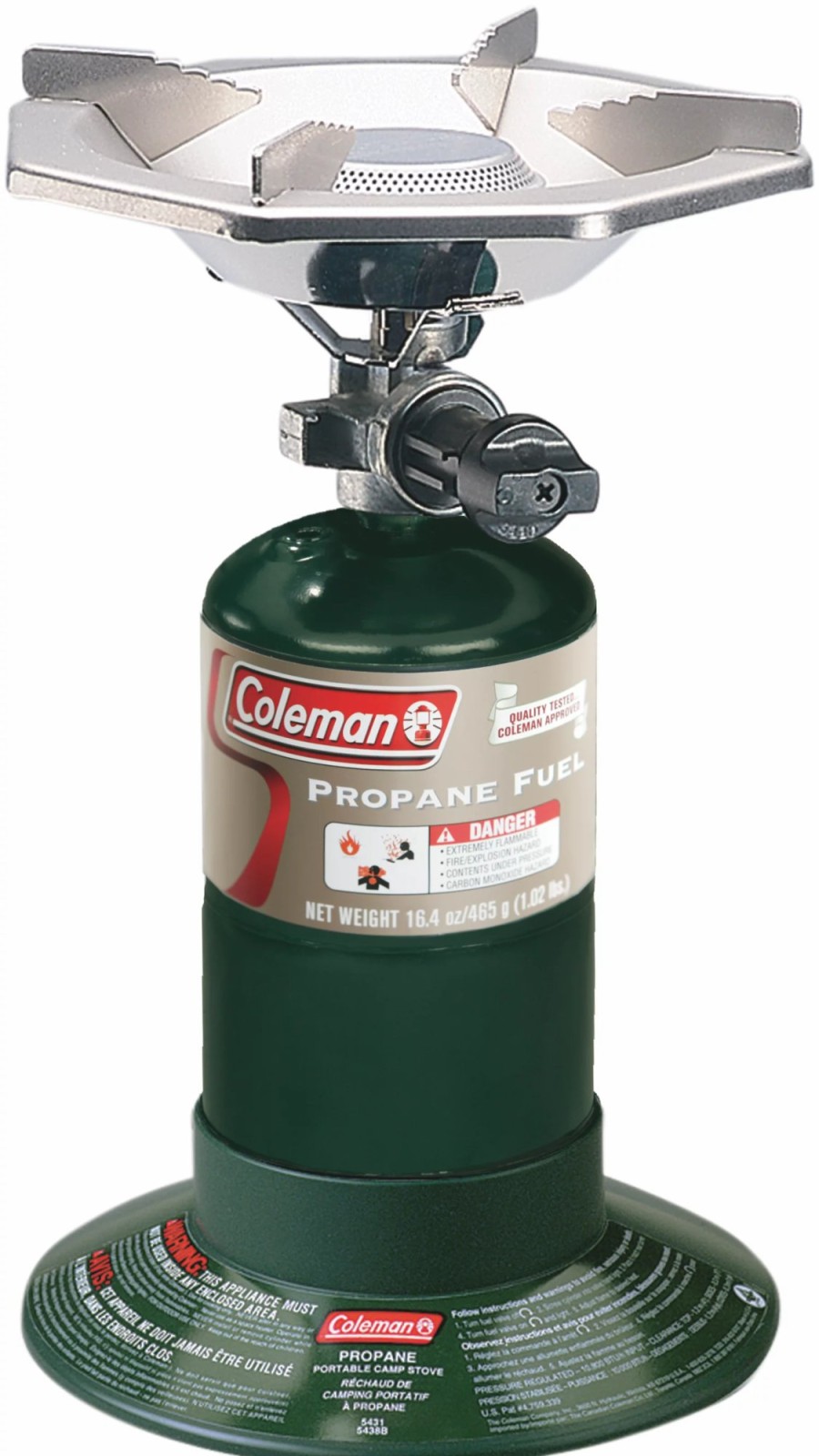 Coleman Bottle Top Propane Stove Single Burner