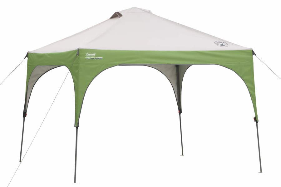 Coleman 10 X 10 Canopy Sun Shelter With Instant Setup On The Sidelines