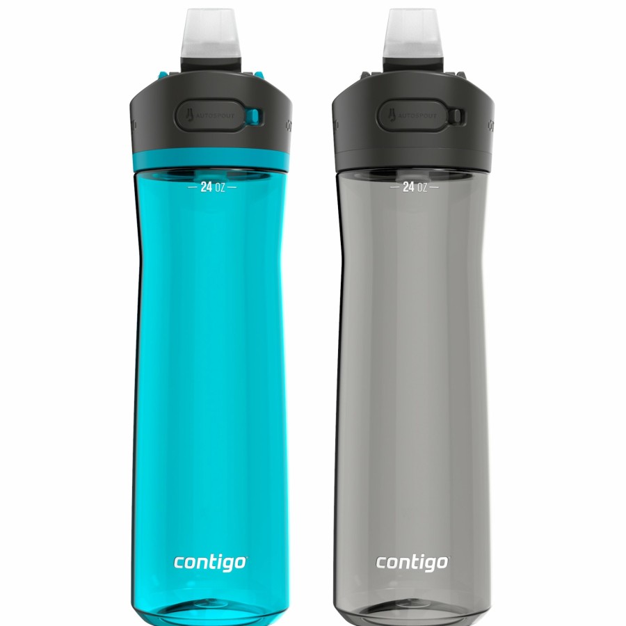 Coleman Ashland 2.0 Tritan Water Bottle With Autospout® Lid 2-Pack, 24 Oz Drinkware