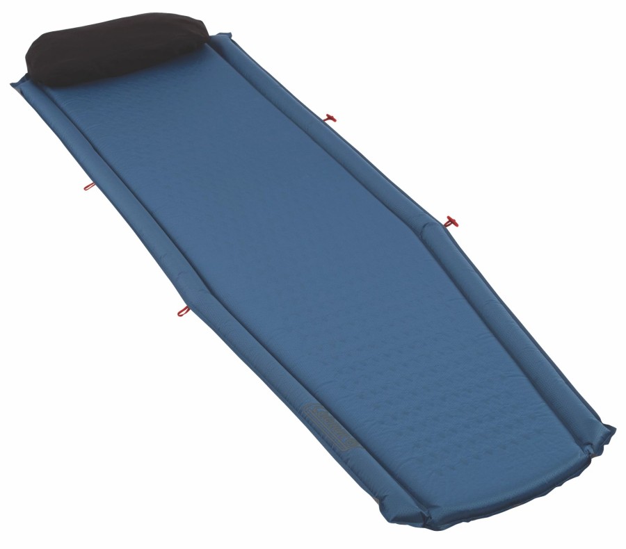 Coleman Silverton Self-Inflating Sleeping Pad, Blue Sleeping Pads