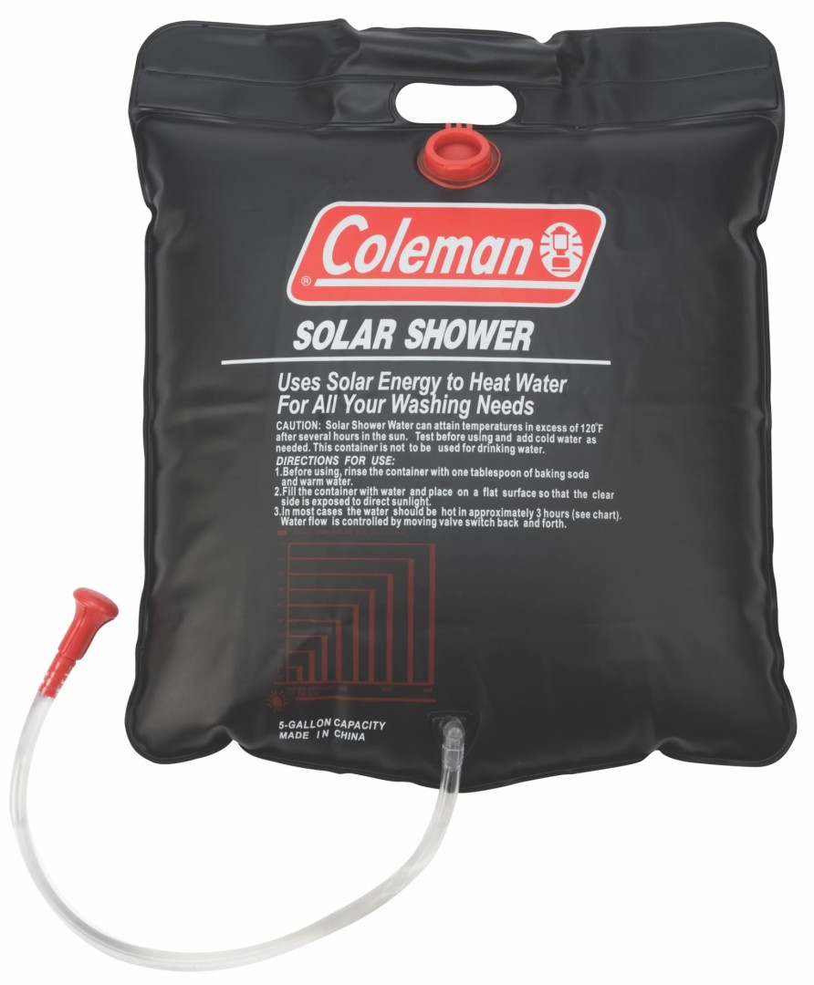 Coleman Portable Camping Solar Shower, 5 Gallons Camp Essentials