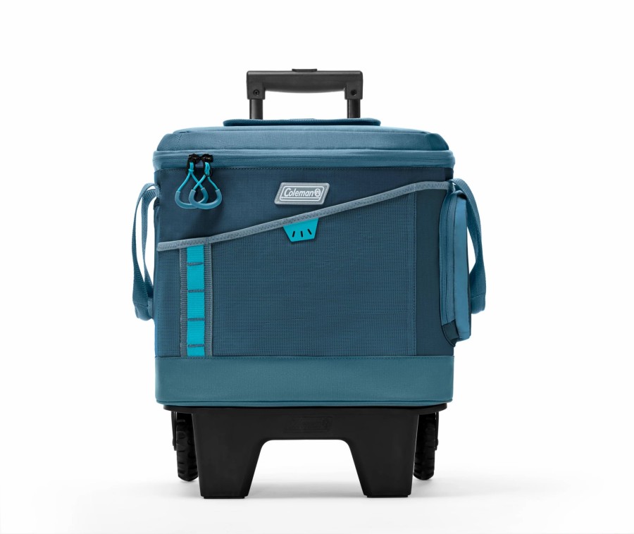 Coleman Sportflex 42-Can Soft Cooler With Wheels, Ocean On The Sidelines