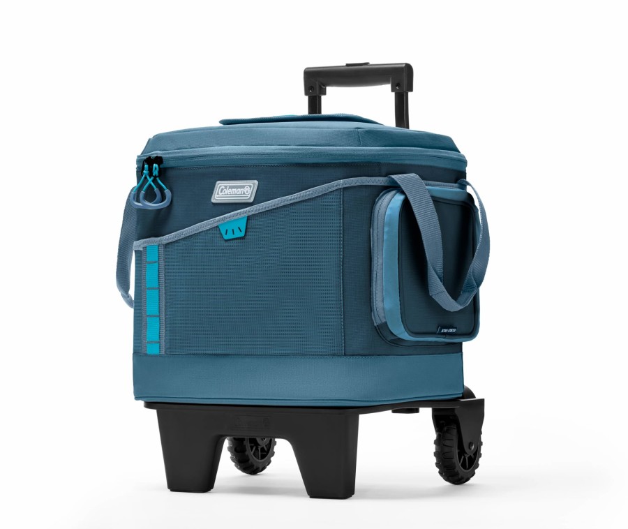 Coleman Sportflex 42-Can Soft Cooler With Wheels, Ocean On The Sidelines