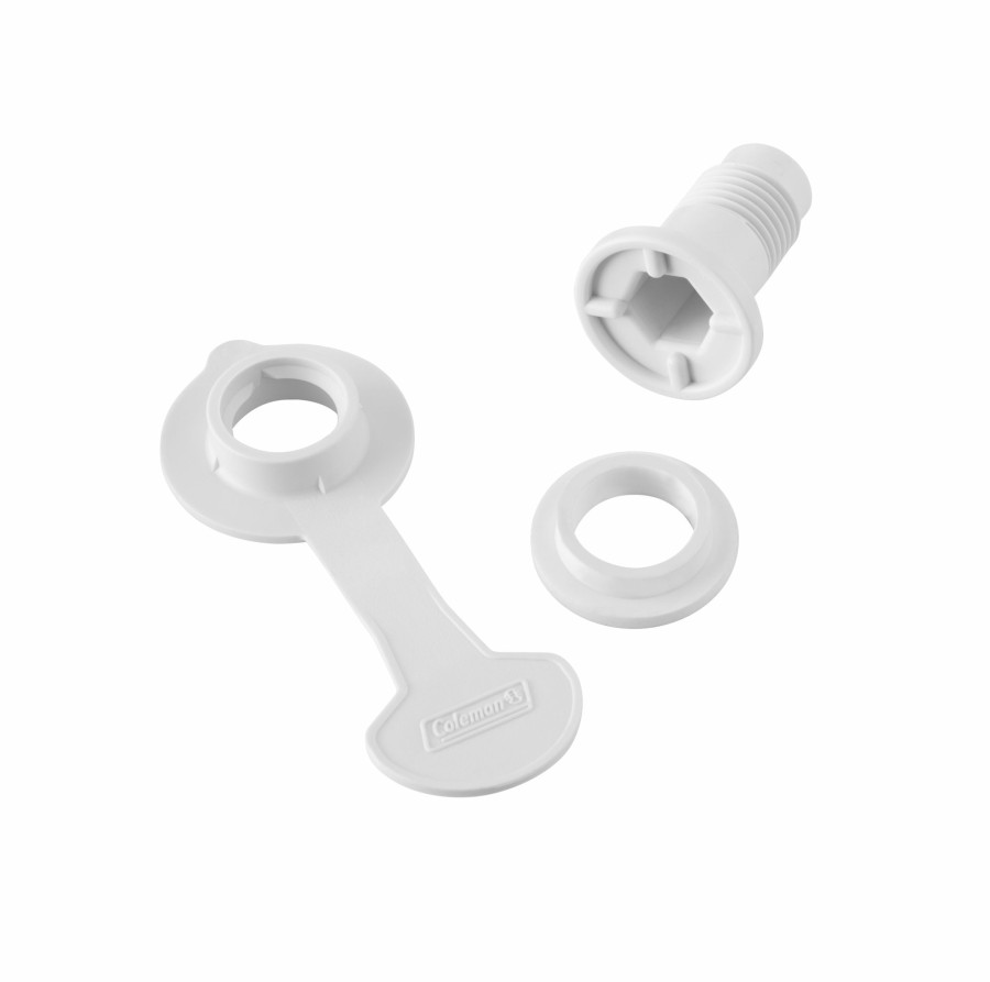 Coleman Cooler Drain Assembly, White Cooler Parts