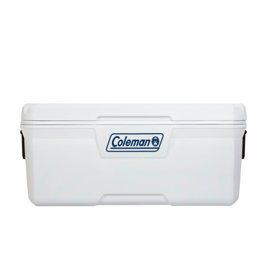 Coleman 316 Series 120-Quart Marine Hard Cooler On The Sidelines