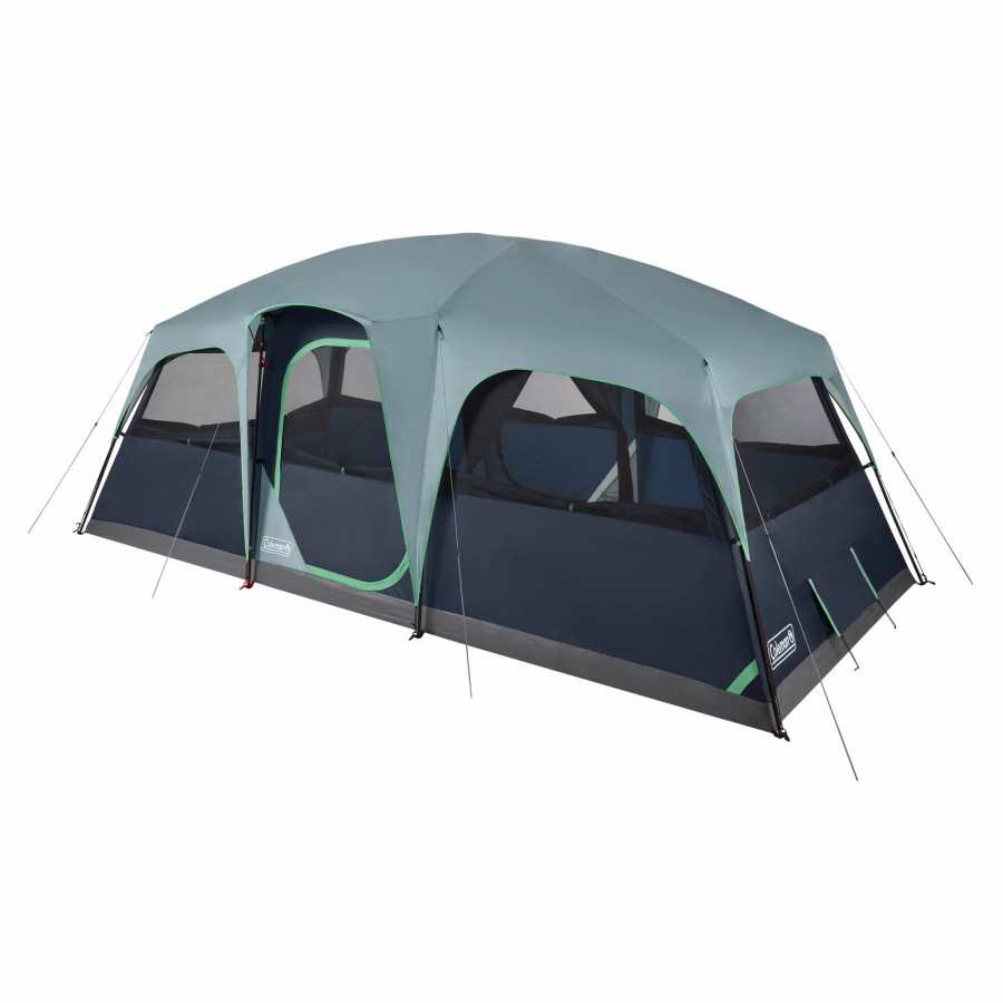 Coleman Sunlodge 12-Person Camping Tent, Blue Nights Cabin Tents