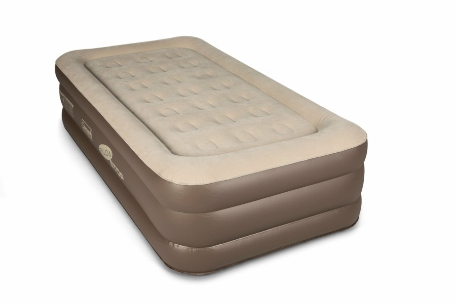 Coleman Supportrest Double High Airbed With Pump Twin Emergency Prep