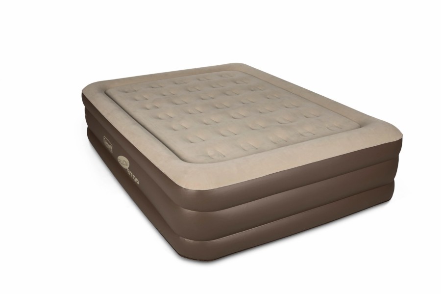 Coleman Supportrest Double High Airbed With Pump Queen Airbeds & Pumps