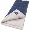 Coleman Brazos 30°F Sleeping Bag, Blue Rectangle