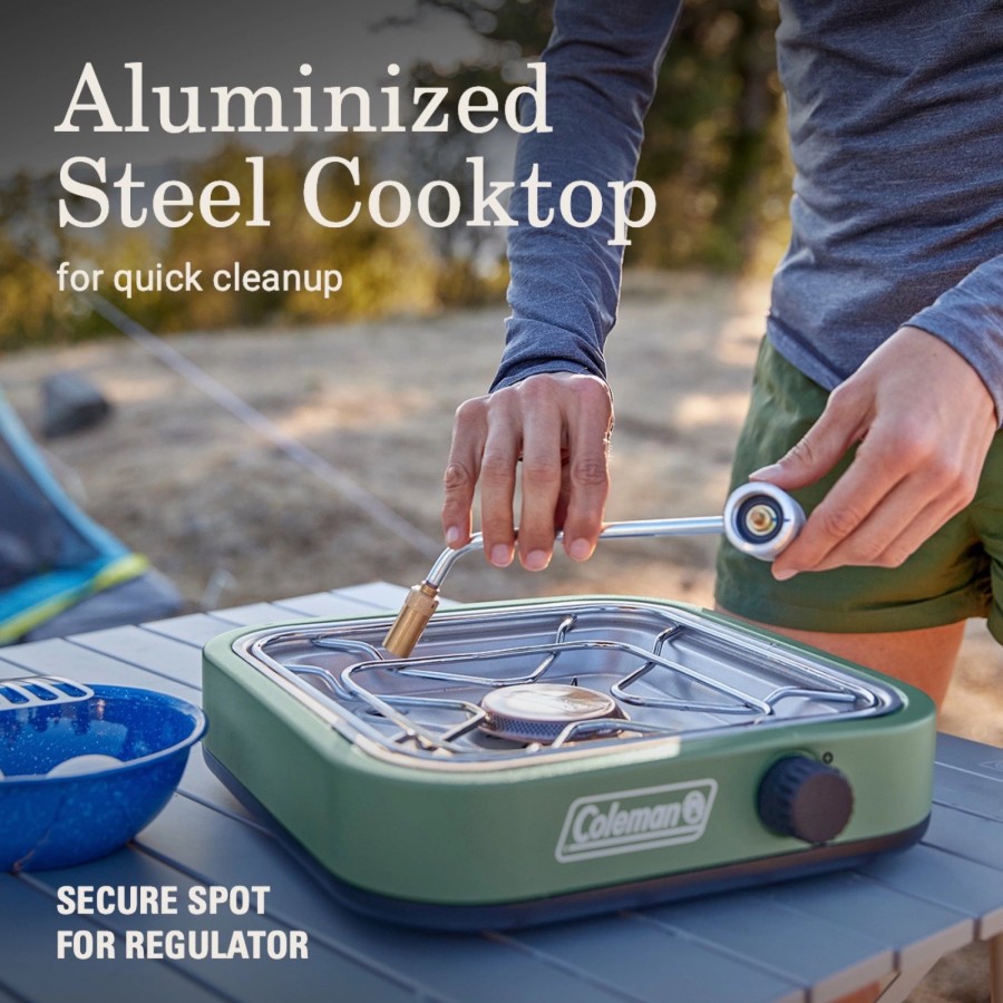 Coleman Cascade 18 1-Burner Camping Stove Backyard Entertaining