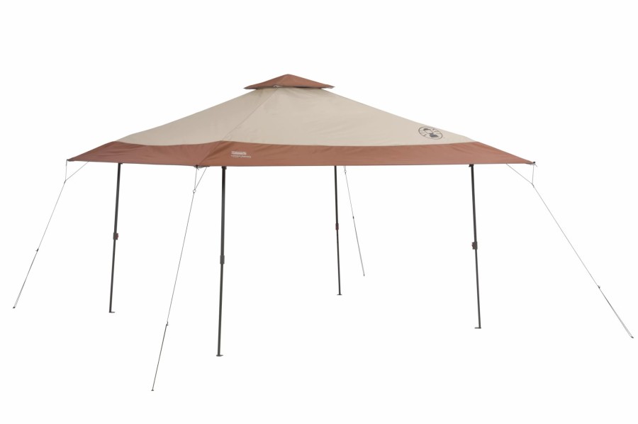 Coleman 13 X 13 Canopy Sun Shelter, Khaki Backyard Entertaining