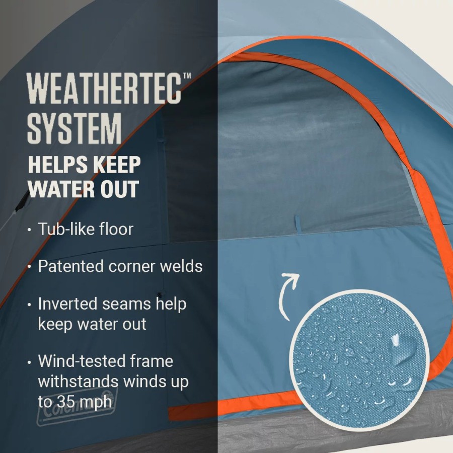 Coleman Highline 4-Person Dome Tent Dome Tents