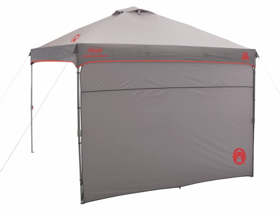 Coleman 10 X 10 Canopy Sun Shelter With Full-Length Shade Wall Tailgate Must-Haves