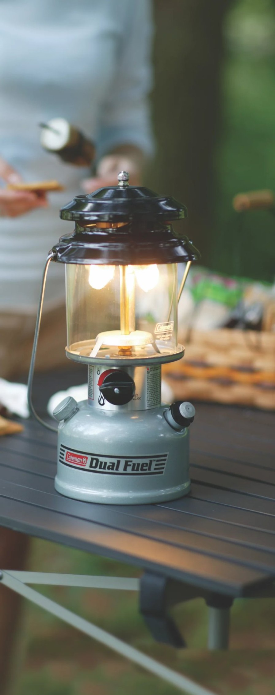 Coleman Premium Dual Fuel Lantern With Case Gas Lanterns