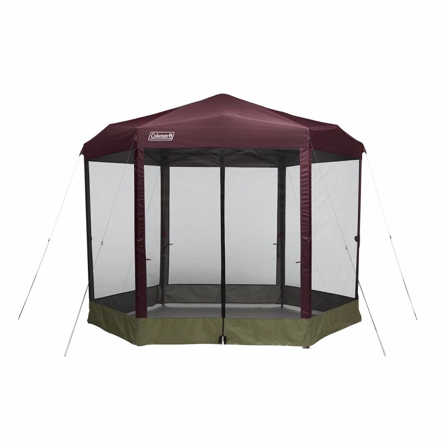 Coleman Back Home 10.5 X 9 Screen Canopy Tent Backyard Entertaining