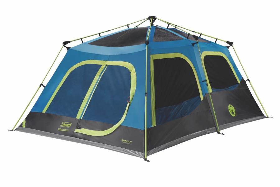 Coleman 10-Person Dark Room Instant Cabin Tent With Rainfly Cabin Tents