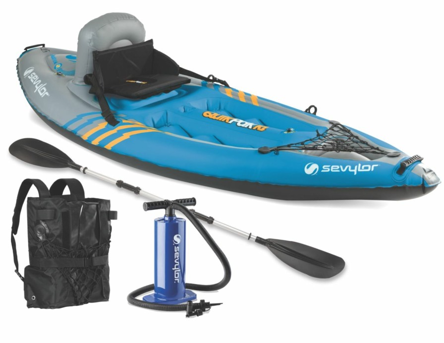 Coleman Sevylor K1 Sit-On-Top Quikpak Kayak Kayaks & Water Safety