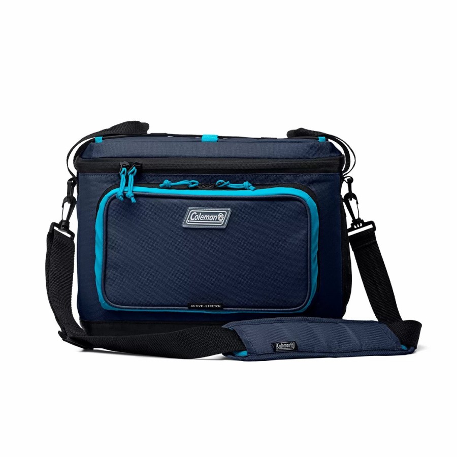 Coleman Xpand 30-Can Soft Cooler On The Sidelines