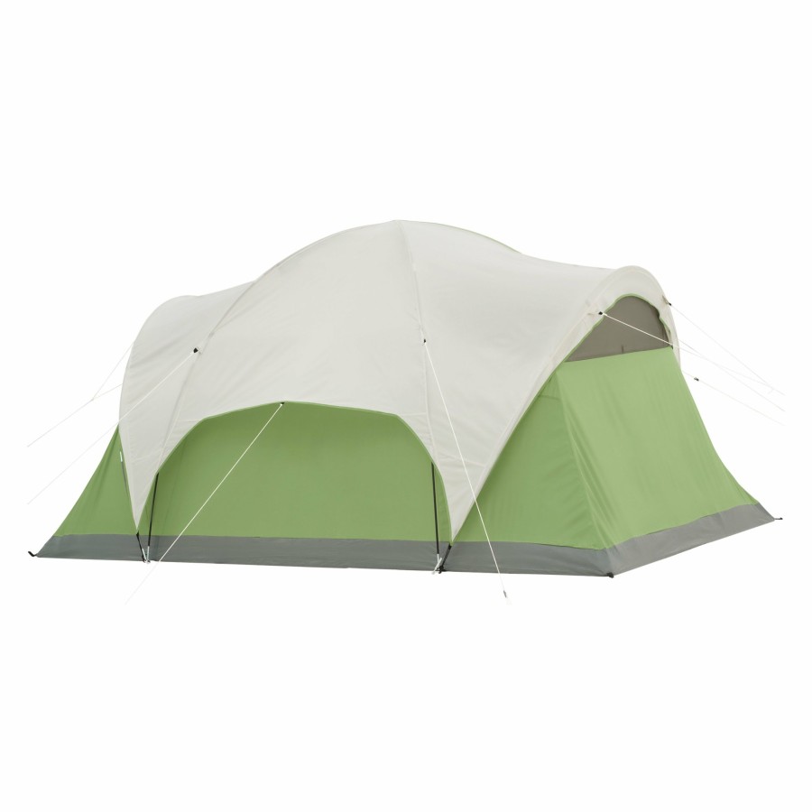 Coleman 6-Person Montana Cabin Camping Tent With Extended Awning Dome Tents