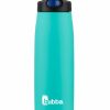 Coleman Bubba Radiant Stainless Steel Rubberized Water Bottle With Straw, 24 Oz., Island Teal Tailgate Must-Haves