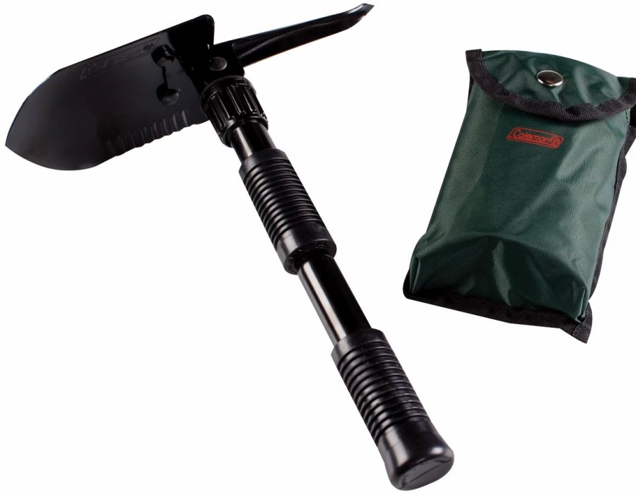 Coleman Folding Shovel With Pick Camp Essentials