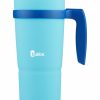 Coleman Bubba Envy Insulated Stainless Steel Rubberized Tumbler, 32 Oz., Blue Cobalt Tailgate Must-Haves