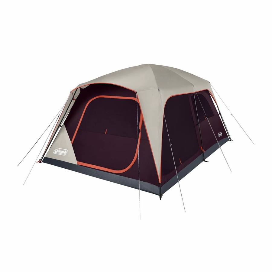 Coleman Skylodge 10-Person Camping Tent, Blackberry Cabin Tents