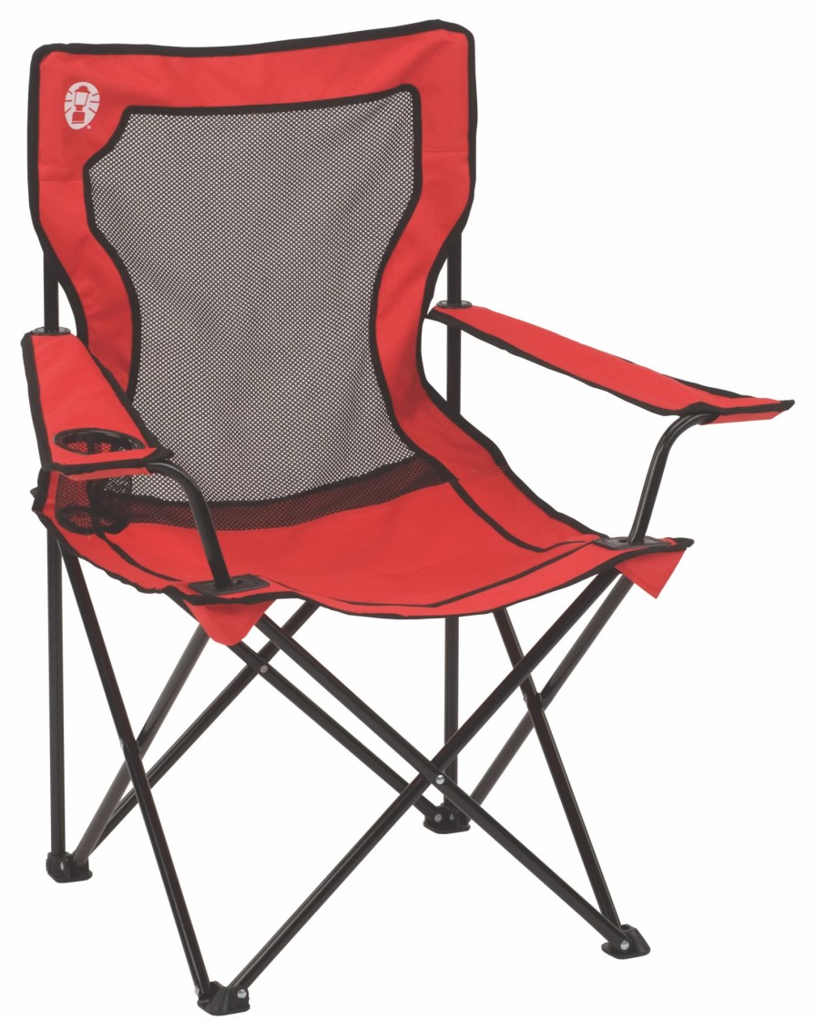 Coleman Broadband Mesh Quad Chair On The Sidelines